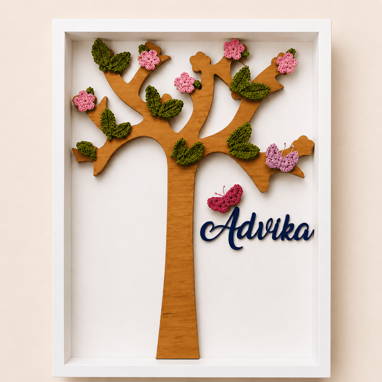 Customized nursery frame example 3