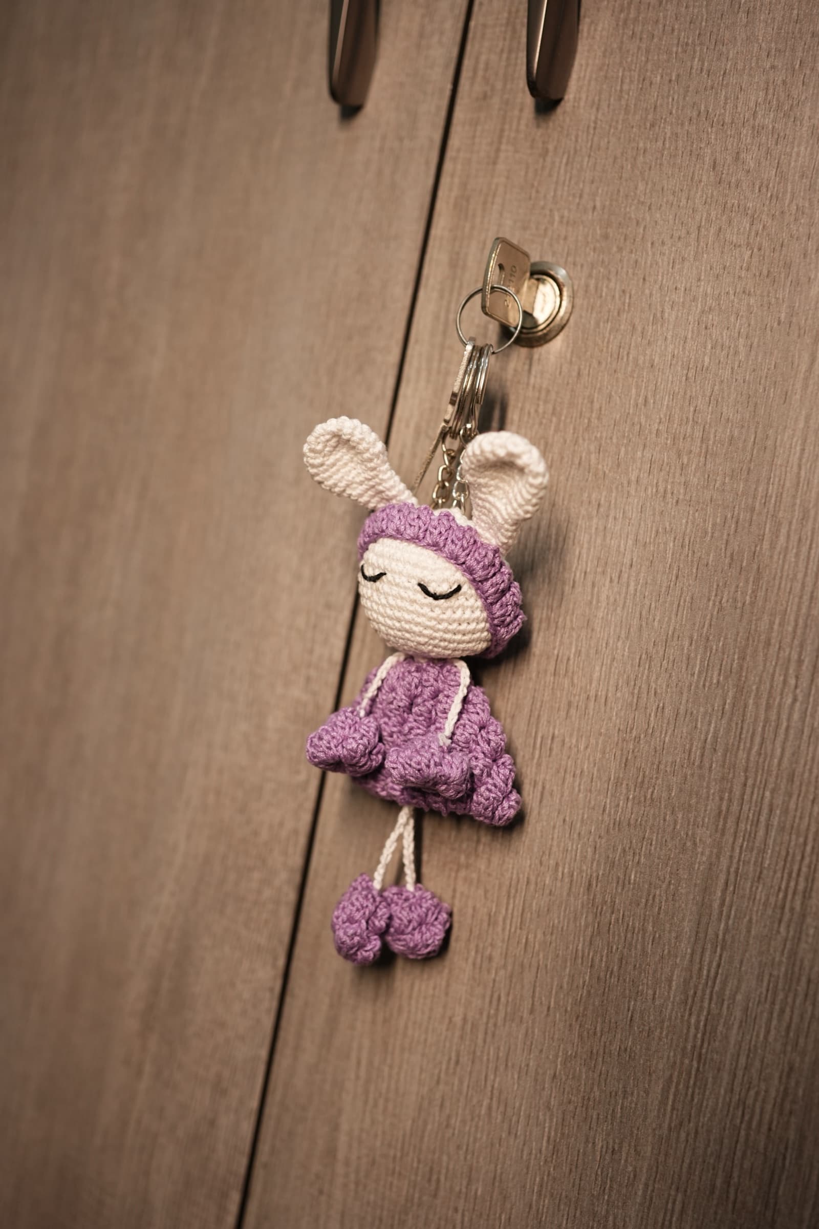 Plum Doll Keychain